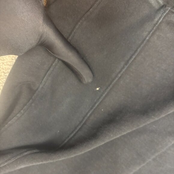 Tna Hoodie Large Boyfriend Fit Sweaterfleece Cotton Blend Distressed Pullover - Picture 9 of 15